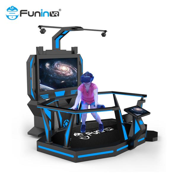 9D Space Walking Platform VR Attraction Games Set For Kids Rated load 400kg