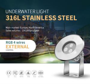 Best Adjustable Angle 3W Underwater Led Underwater SMD3535 90LM wholesale