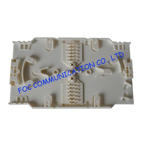 12 Slots White Fiber Optic Patch Panel For Optical Fiber Communication Networks