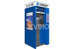 Unique Design ATM Card Machine , Outside ATM Machines High Brightness Monitor