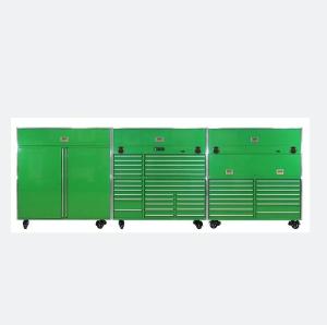 Store Black Heavy Duty Work Bench with Movable Tool Box Trolley Rolling Steel Tool Cabinet