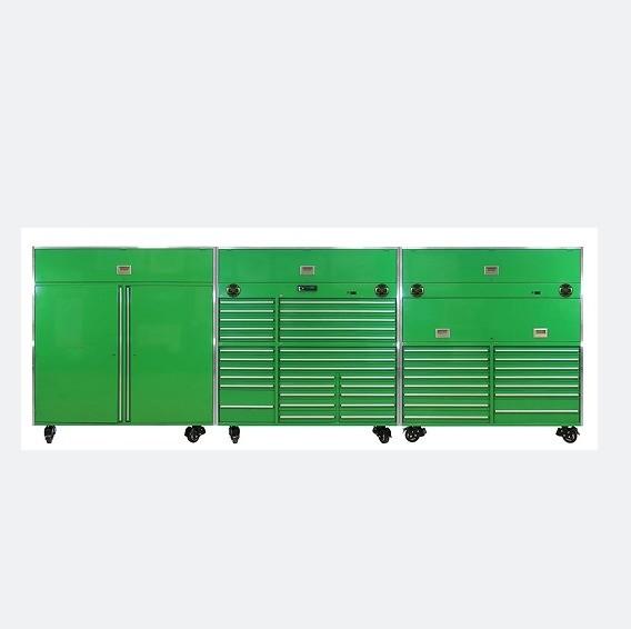 Cheap Store Black Heavy Duty Work Bench with Movable Tool Box Trolley Rolling Steel Tool Cabinet for sale