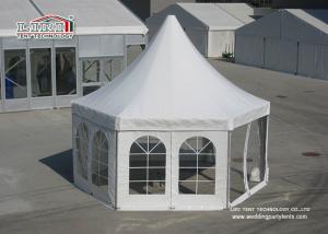 Mini Luxury Pagoda High Peak Outdoor Tent with PVC window Sidwalls for Party