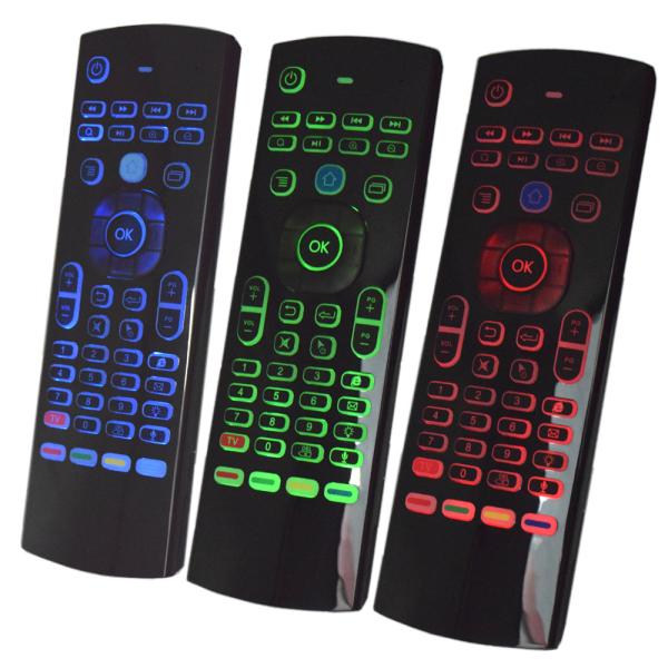 Cheap T3 Air Mouse Backlight Smart Remote Wireless Keyboard For Android Box for sale