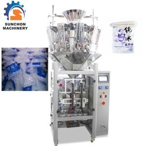 Best Multihead Weigher Automatic Ice Cube Packing Machine Simultaneous Control wholesale