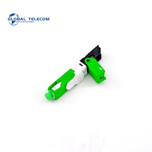 Flat Cable Optical Fiber Fast Connector , 50mm Sc Apc Quick Connector CE Certificate