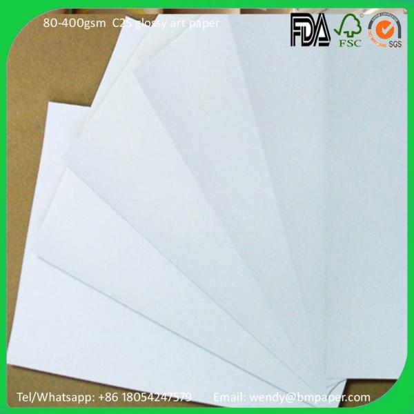 Cheap coated C1S C2S Gloss Art Paper Manufactures for sale