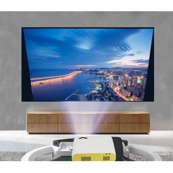8000K TV LCD LED Mini Projector With High Contrast Ratio 1500:1