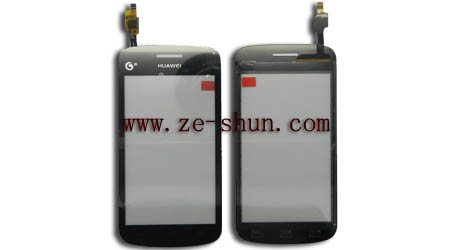 Black Cellphone Replacement Touch Screens For Huawei Y310