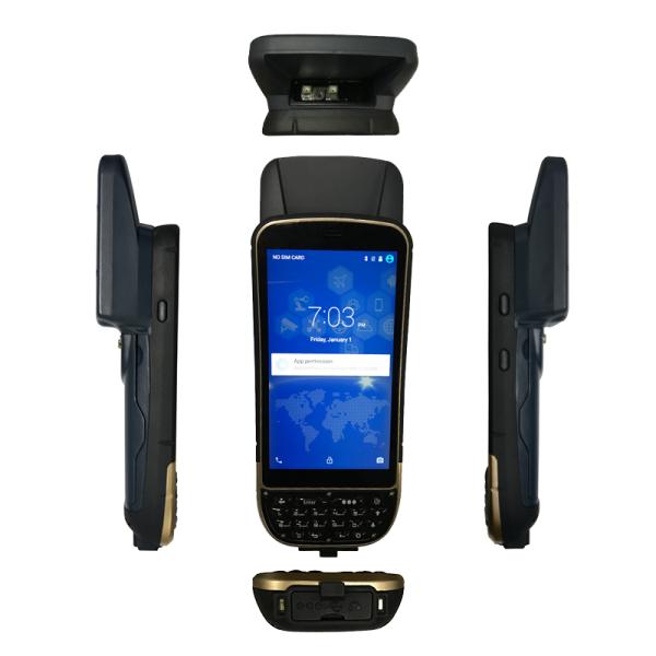 Waterproof Bluetooth Industrial Barcode Scanner Terminal With Low Frequency Rfid Reader
