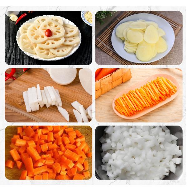 Stainless Steel Electric Potato Onion Vegetable Nicer Dicer Commercial Vegetable Cutter