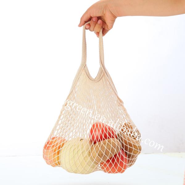 Reusable Net Zero Produce Bags Washable Cotton Mesh Bags For Vegetables