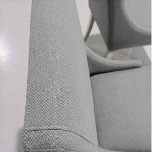 GlossLux High Back Fabric Dining Room Chairs