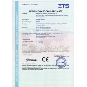 Foshan Top One Power Technology Co.,Ltd. Certifications