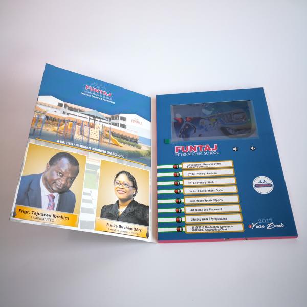 A4 7 Inch Electronic Birthday Cards 800x480 Screen For Business Developing