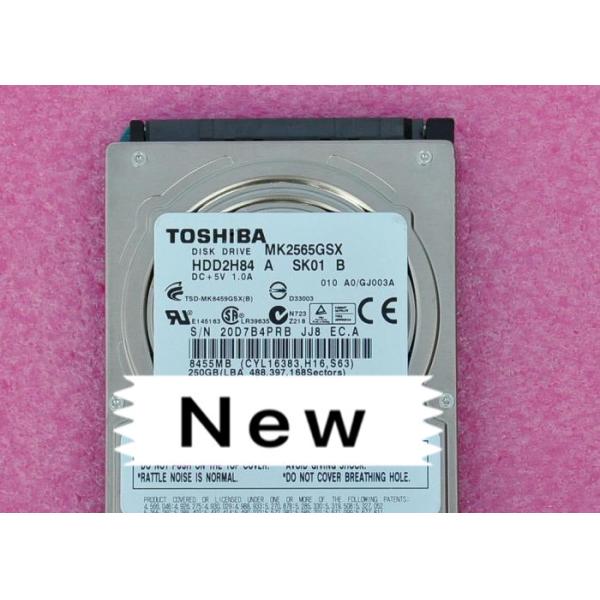 New Condition Toshiba Hard Disk 250G SATA 2.5 Inch Serial Port MK2565GSX