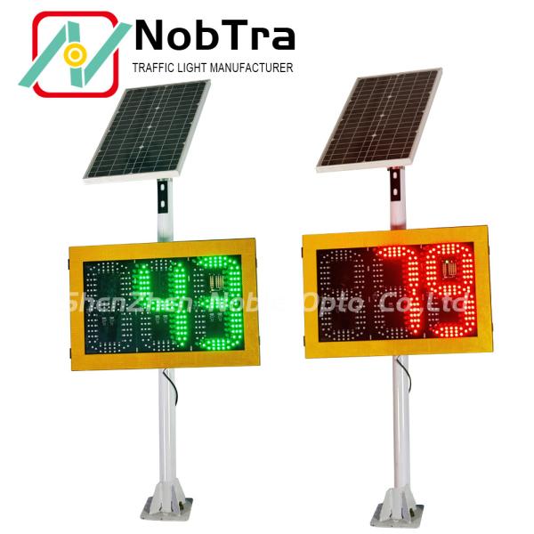 Integrated Solar Powered Radar Speed Sign with LED Display and Wireless Connectivity