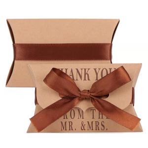 Best 100gsm 150gsm 250gsm Wedding Paper Box Crown Paper Favor Candy Box wholesale