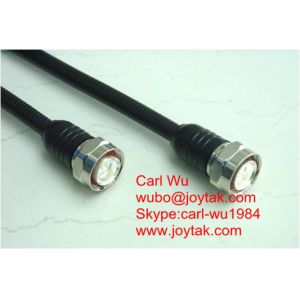 Best China manufacturer Impedance 50ohm DIN 7/16 male solder type connector with 1/2 superflex cable Low PIM VSWR 1.15 wholesale