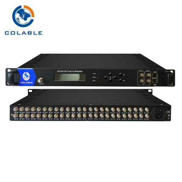 Cheap 4 8 12 16 20 24 Tuner to RF Transmodulator ISDB T to DVB T / Digital RF Converter for sale