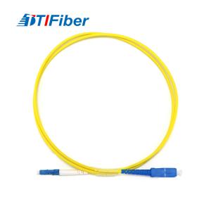 China Lc/Sc/Fc/St G652d 9/125 Sm Optical Fiber Patch Cord Simplex on sale