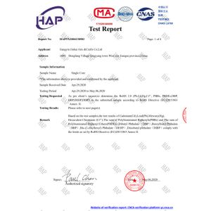 AnPan(Wuxi)Safety Protective Equipment Co;Ltd Certifications