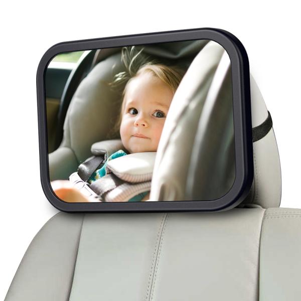 Cheap MONOJOY Baby Car Seat Mirror For Back Seat Safety Wide Baby Rear View for sale