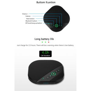 OEM USB Wireless Conference Speakerphone Omni Directional
