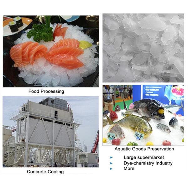 30 Tons Per Day Ice Flake Machine Air Or Water Cooling