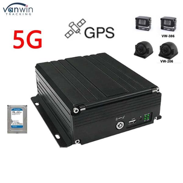 Cheap 4Channel HDD DVR 5G GPS Tracking 1080P HD Moblie DVR Video System Support OEM/ODM For Car Truck Bus MDVR Car Black Box for sale