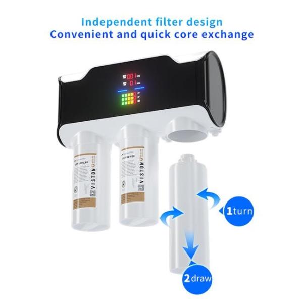 Cheap Smart LCD 800 GPD Reverse Osmosis Alkaline Water Purifier TDS Monitoring for sale