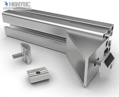 Anodized Structural Aluminum T-slot Industrial Aluminium Profile