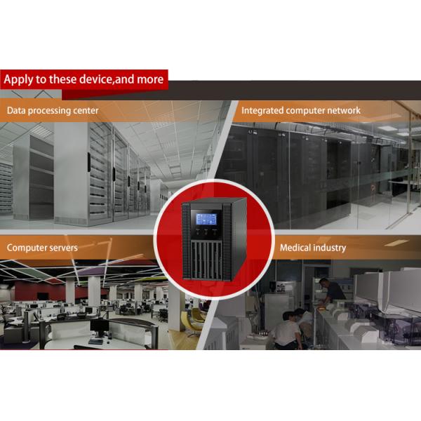 Single Phase 800W 1KVA High Frequency Online UPS For Data Center