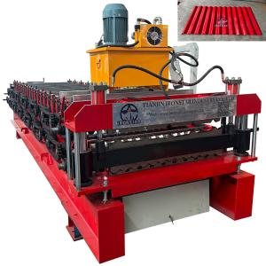 Best 840 trapezoidal sheet and 836 corrugated double layer roll forming machine for Bolivia wholesale