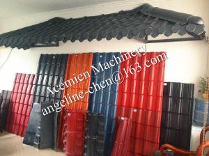 Best Rain proof, sound and heat resistant new design plastic pvc roof tile production line wholesale
