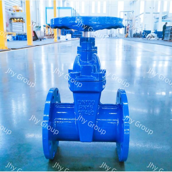 JHY Ductile Iron Gate Valve 2"-24'' Flange Ends For Water And Wastewater