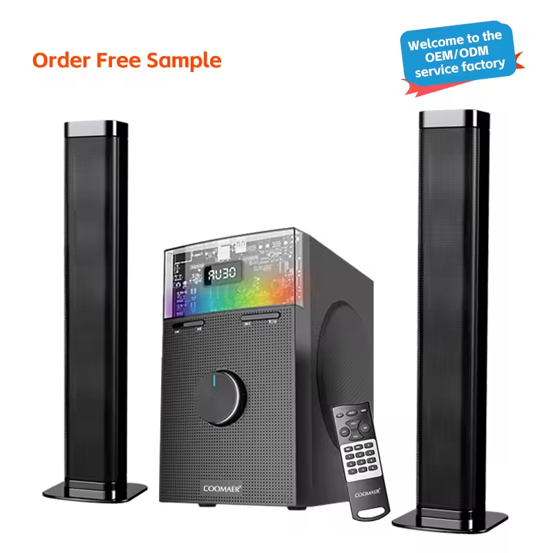 RGB Lights Wireless Charging Bluetooth Speaker For Small Business And Office 118*77*43mm