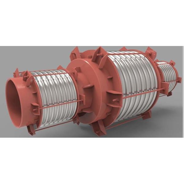 Corrugated Pressure Balanced Expansion Joint / Expansion Bellows For Pipes