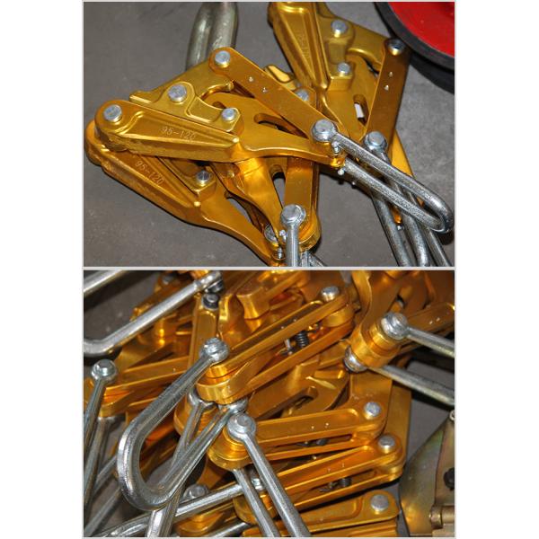 Durable Transmission Line Stringing Tools Conductor Aluminum Self Gripping Clamps