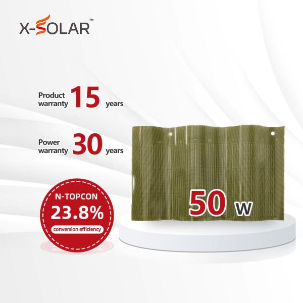 Cheap Curved Photovoltaic Solar Panel Tile Roof For Sustainable Building Solutions for sale