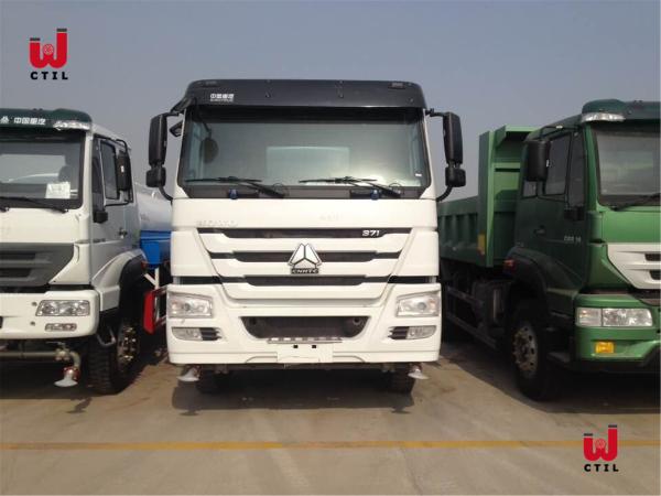 Cheap HOWO 6X4 Water Spraying Truck 9.726l Fuel Tank Truck Capacity for sale