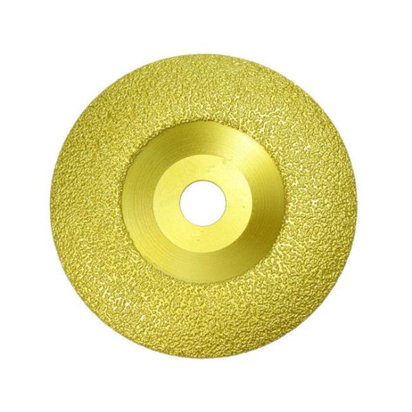 Curved 125mm Diamond Cup Disc Grinding Wheel Vacuum Brazed