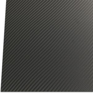 Best 2 X 2 Twill 3K Woven Carbon Fiber Sheet High Strength 1mm wholesale
