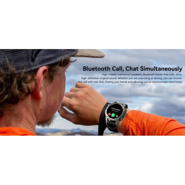 AMOLED Sport GPS Smartwatch DM56 L1+L5 Dual Frequency 5ATM Waterproof Compass Smart Watch