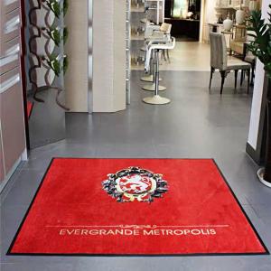 China Nylon Printed Commercial Entrance Mats Welcome Home Floor Mat 83*150cm on sale
