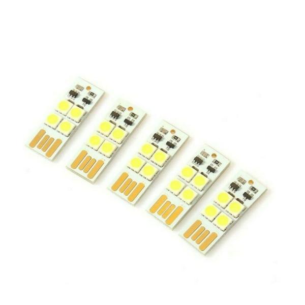 0.5W Mini Touch Switch Usb Led Light 2835 Chips Lightweight 3.3 X 1.1CM