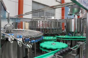 China Glass Bottle Juice Filling Line / Fruit Juice Bottling Capping Equipment on sale