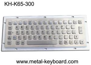China Ruggedized Industrial Metal Keyboard Compact Entry SS Keyboard For Info Kiosk on sale