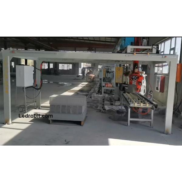 Cheap Automatic Servo Clamp Pallet Handling Loading Unloading Machine With LCD Touch Screen for sale