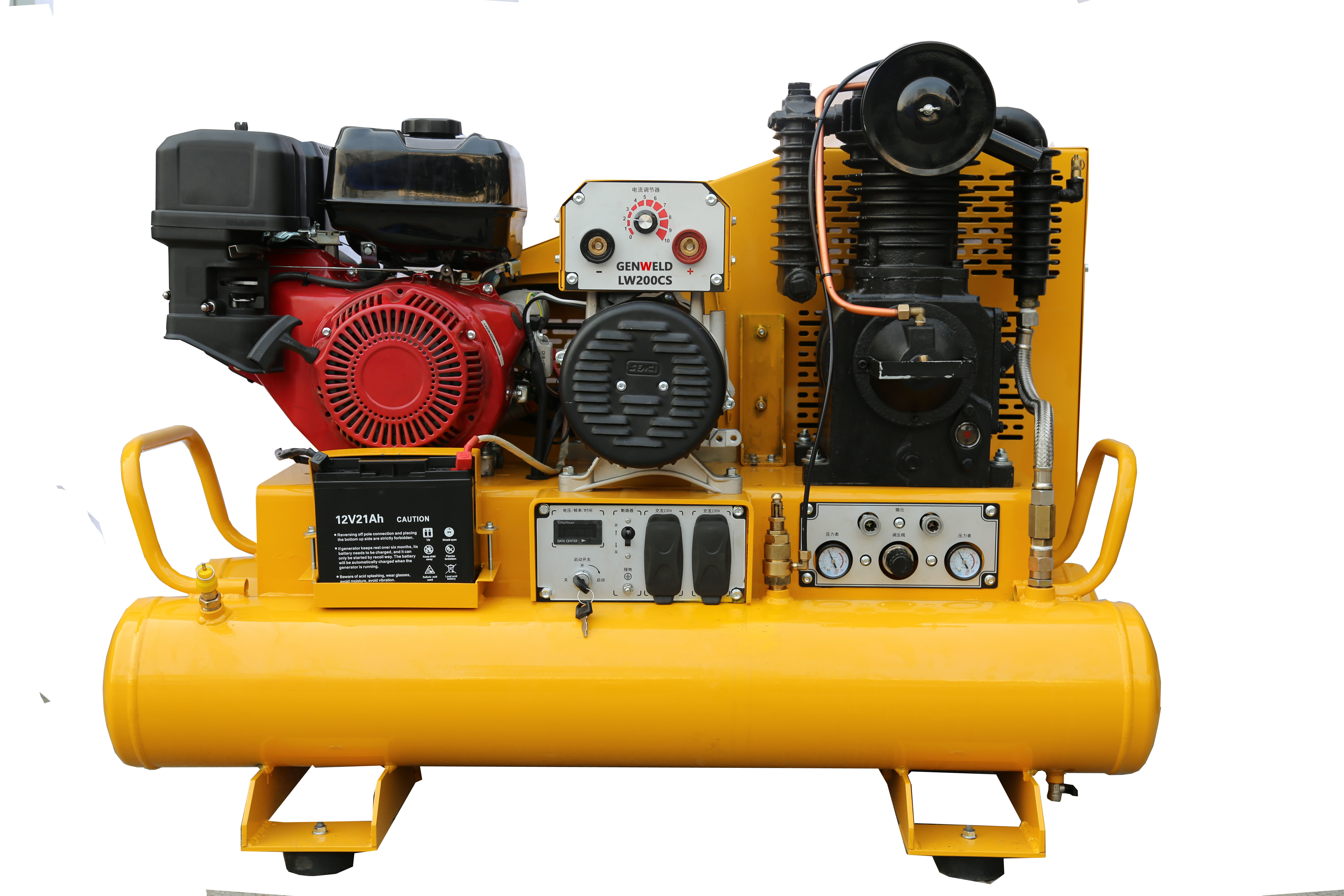 Multifunction 3-In-1 machine (Generating, Welding, and Air compressing)